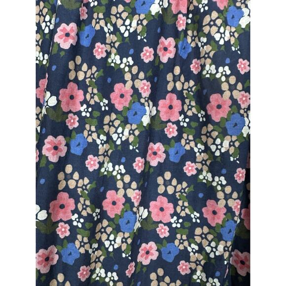 Trovata Womens Multicolor Floral Porcelain Ivy Shirtdress Yulia Dress Medium - Picture 12 of 12